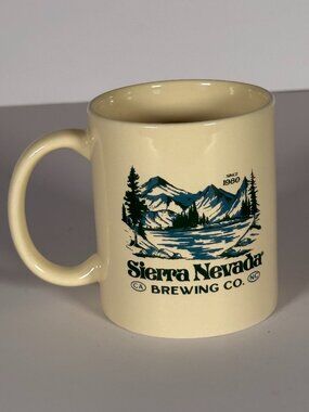 Sierra Nevada Brewing Co Beer Mug Since 1980 Ceramic Coffee Cup